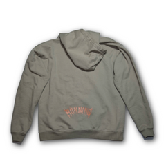 Oversized metal hoodie - Cream