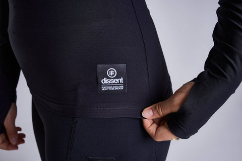 Black running jersey women