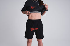 Heavy weight metal shorts - Black