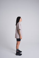 Oversized metal tee - Cream