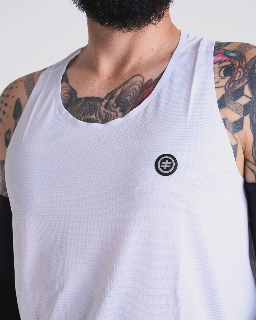 White Basic Tank men