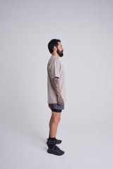 Oversized metal tee - Cream