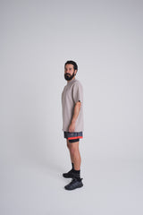 Oversized metal tee - Cream