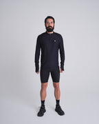 Black running jersey men