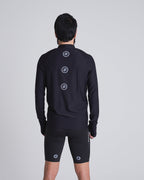 Black running jersey men