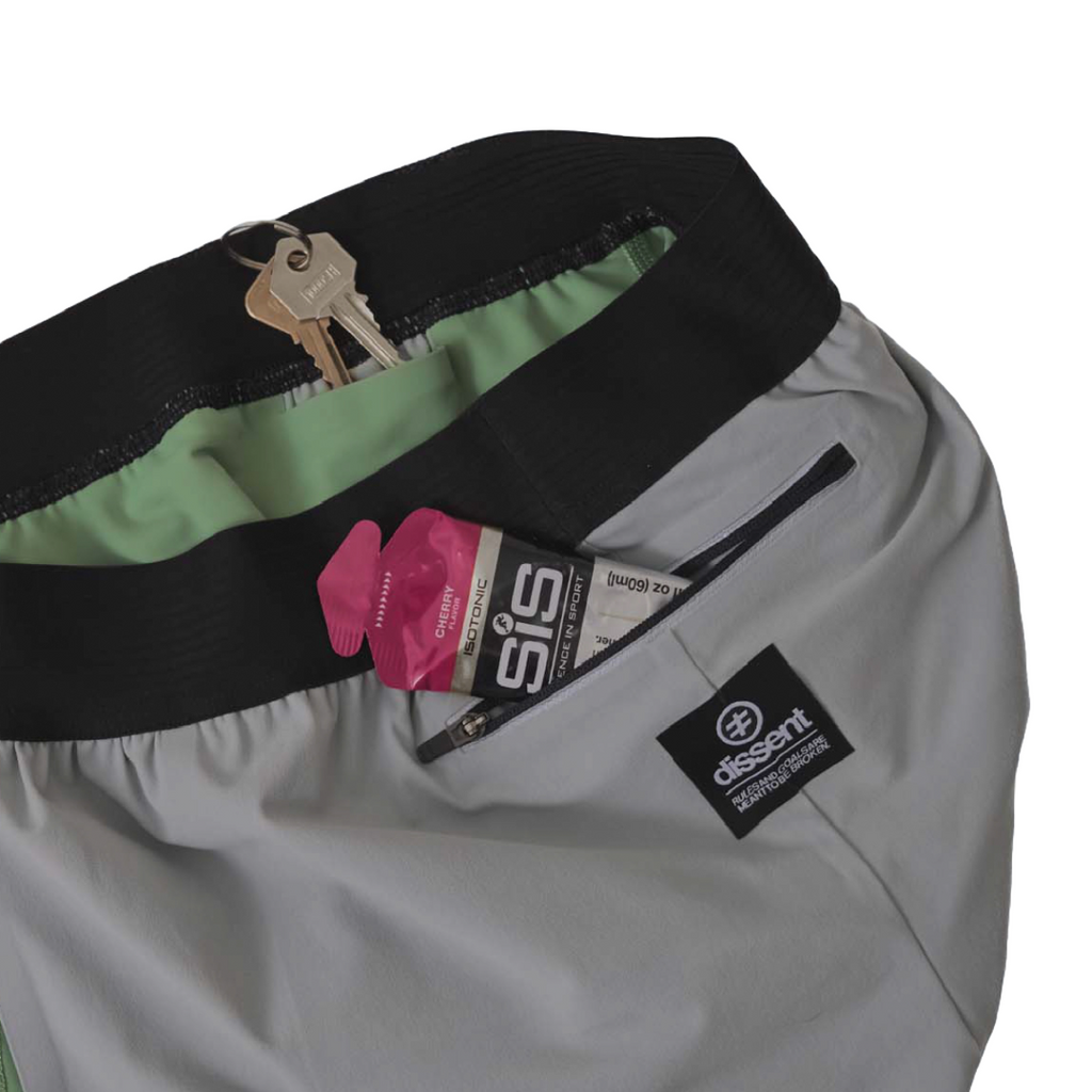 Dissent running Grey Long Run Shorts For All - Detail