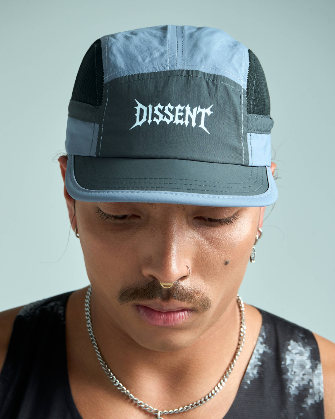 Grey drift hat