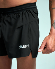 Black drift shorts men