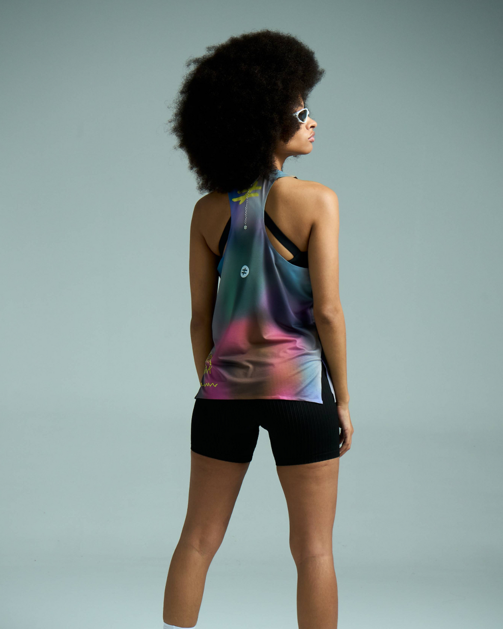 Neon drift tank women