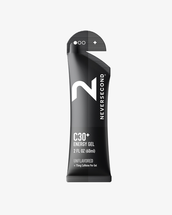 Neversecond C30 Unflavored Energy Gel + Caffeine
