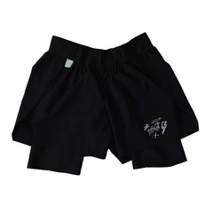 Dissent running Black Long Run shorts For All - Front