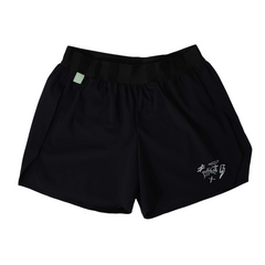 Dissent running Black Sprinter Shorts Front