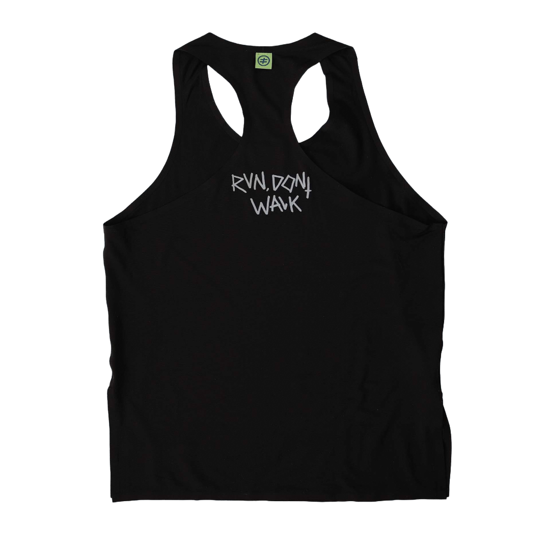 Dissent Running Black Tank - Back