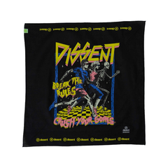 Dissent Running Break the rules black bandana1