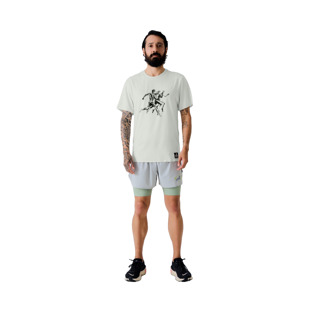 Dissent running Marathon Tee For All - Model - Front1